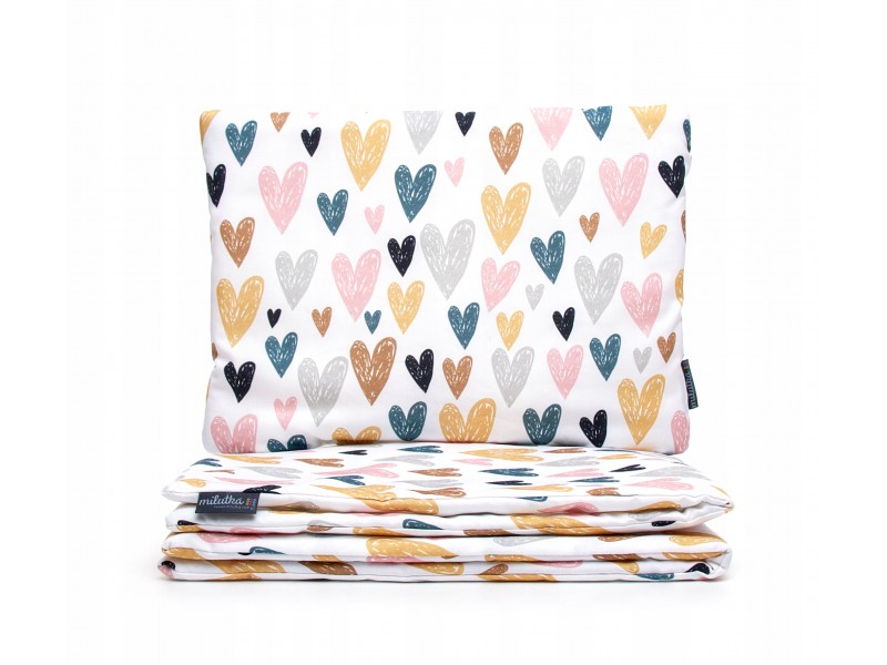 Pościel z wypełnieniem | Serduszka