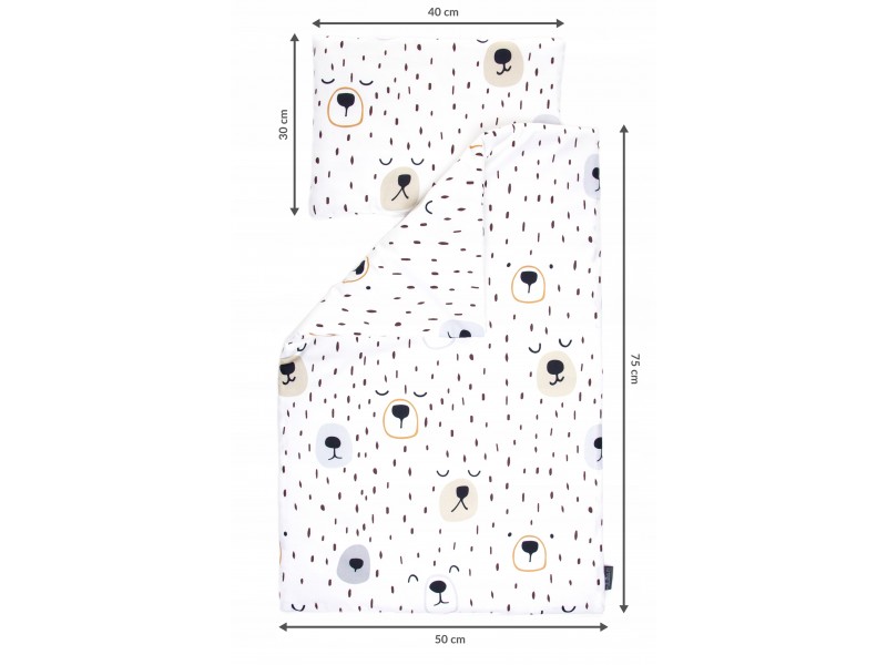 Pościel z wypełnieniem | Deszczowe misie