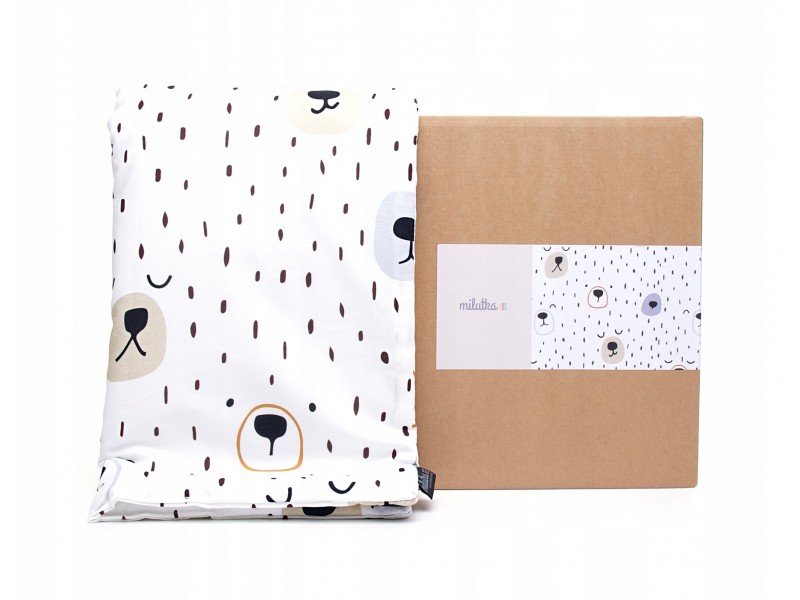 Pościel z wypełnieniem | Deszczowe misie