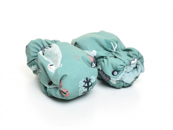 Mufka - rękawica | Zielony las