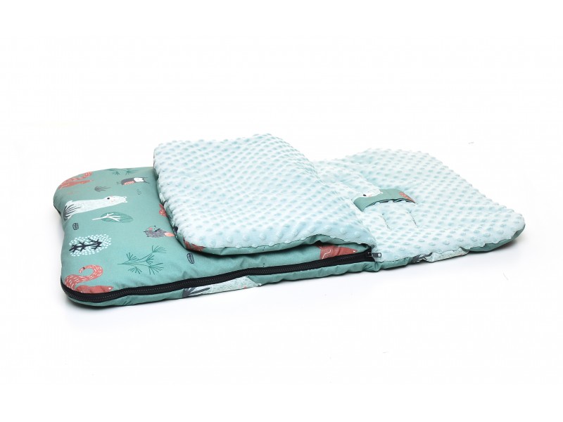 Śpiworek 120cm | Zielony las